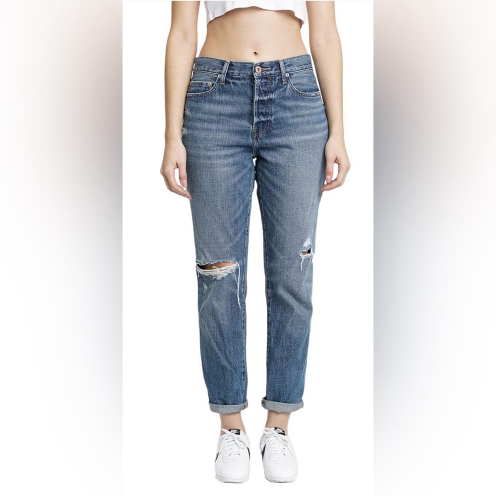 Pistola Presley High Rise Vintage 90s Roller Distressed Jeans Fleetwood Wash 29